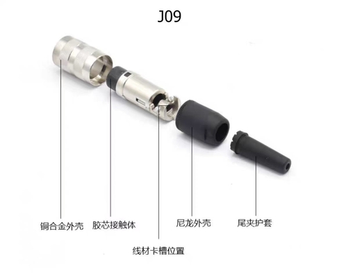 Sliver Waterproof Amphenol M16 2 -24 PIN Copper Shell C091-A -B Plug And Base Connectors