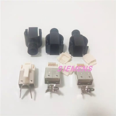 18-24 AWG Servo Motor Power Connector Metal / Plastic