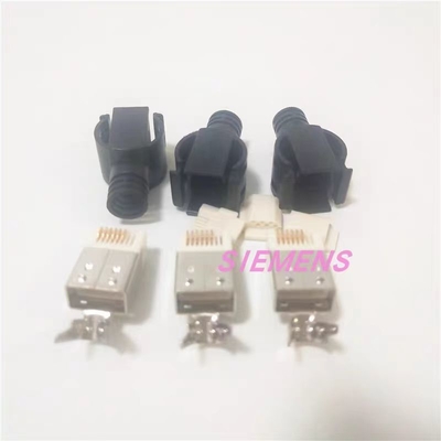 Crimp / Solder Siemens Servo Motor Power Connector 100V