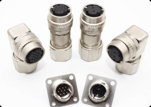 1000V Voltage Rating Servo Motor Connector with Omrons Domestic Contacts for Panel or Cable Mount