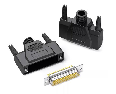 DB44 44-Pin Servo Motor Connector with 1000V Voltage Rating Silver and Gold Plated Contacts Moog ITT Standard