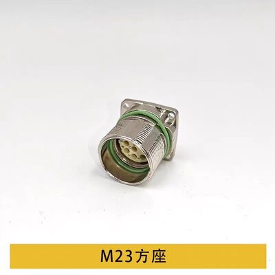 9M23 Heavy-Duty Servo Motor Connector Aviation Plug Square Socket with 17 Cores and 1000V Voltage Rating