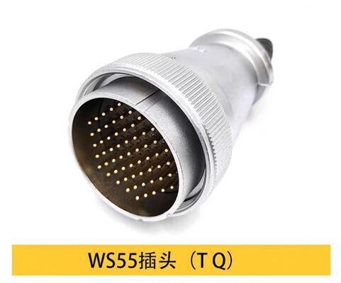WS55 Servo Motor Connector with Silver Pin Golded 4PIN 5PIN 7PIN  40 PIN  53PIN 61PIN  Options for Panel Mount or Cable Mount