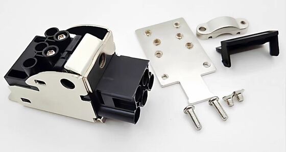 Servo Motor Power Connector Compatible with S120 Drive Module Plug 6SL3162-2MA00-0AA0 Featuring Silver Pin Golded Pin for Industrial Automation