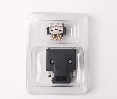 SCSI Connector SM-14P/20/26/36P/50P Full Metal Box 1000V Voltage Rating Compatible with Mitsubishi/Yaskawa Servo