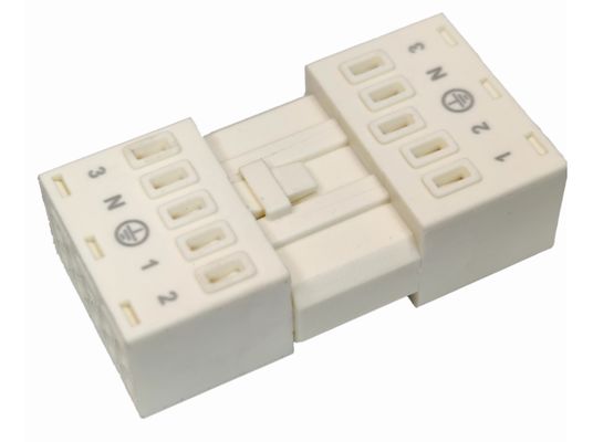 Conector de luz LED blanco 5P 7P 450V 16A Tipo de inserción